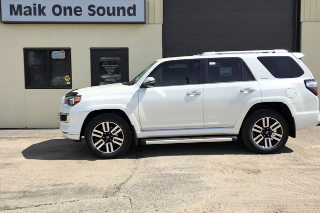 Toyota 2019 4Runner with professional window tint in North Bay
